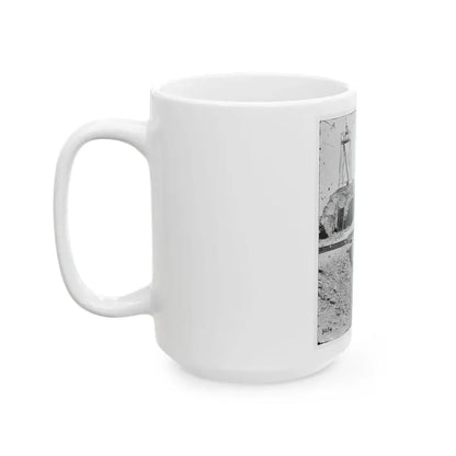 Charleston, S.C. Beacon On Parapet Of Fort Sumter (U.S. Civil War) White Coffee Mug - Go Mug Yourself