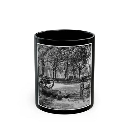 Charleston, S.C. Blakely Guns And Ammunition In The Arsenal Yard (U.S. Civil War) Black Coffee Mug 11oz - Go Mug Yourself