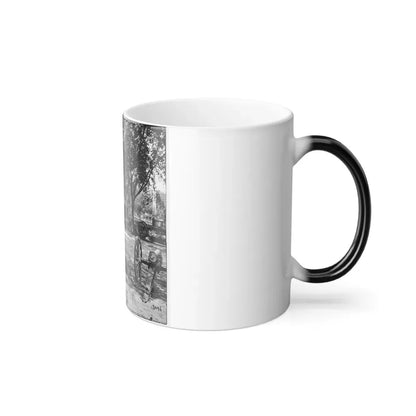 Charleston, S.C. Blakely Guns and Ammunition in the Arsenal Yard (U.S. Civil War) Color Changing Coffee Mug 11oz - Go Mug Yourself