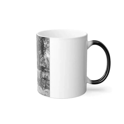 Charleston, S.C. Blakely Guns and Ammunition in the Arsenal Yard (U.S. Civil War) Color Changing Coffee Mug 11oz - Go Mug Yourself