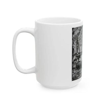 Charleston, S.C. Blakely Guns And Ammunition In The Arsenal Yard (U.S. Civil War) White Coffee Mug - Go Mug Yourself