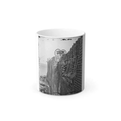 Charleston, S.C. Breach Patched With Gabions on the North Wall of Fort Sumter (U.S. Civil War) Color Changing Coffee Mug 11oz Default Title 11oz - Go Mug Yourself