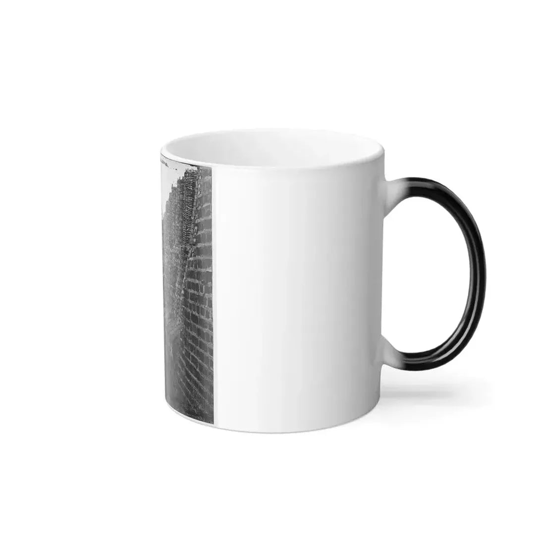 Charleston, S.C. Breach Patched With Gabions on the North Wall of Fort Sumter (U.S. Civil War) Color Changing Coffee Mug 11oz - Go Mug Yourself