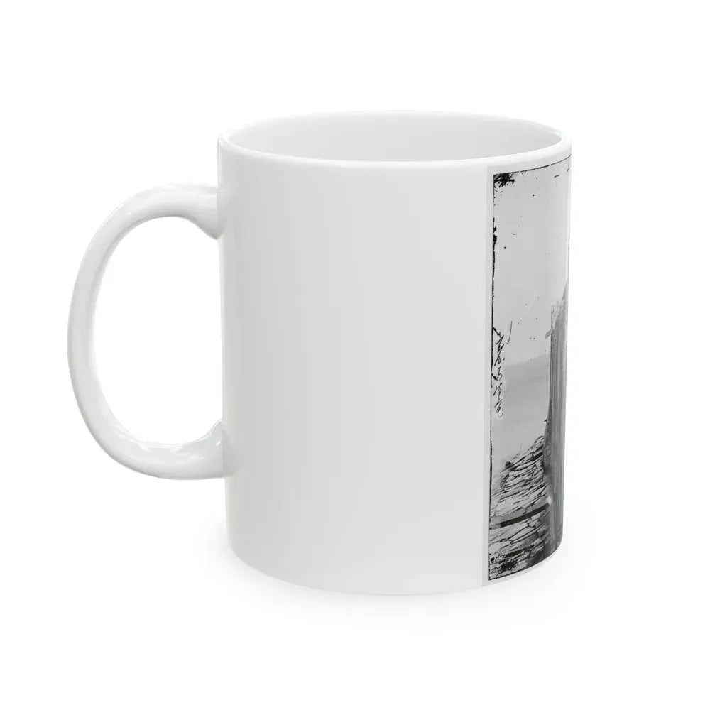Charleston, S.C. Breach Patched With Gabions On The North Wall Of Fort Sumter (U.S. Civil War) White Coffee Mug - Go Mug Yourself