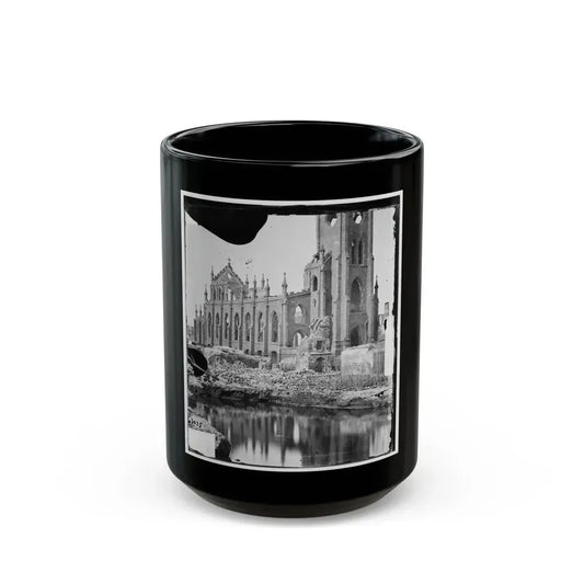 Charleston, S.C. Cathedral Of St. John And St. Finbar; Another View (U.S. Civil War) Black Coffee Mug 15oz - Go Mug Yourself