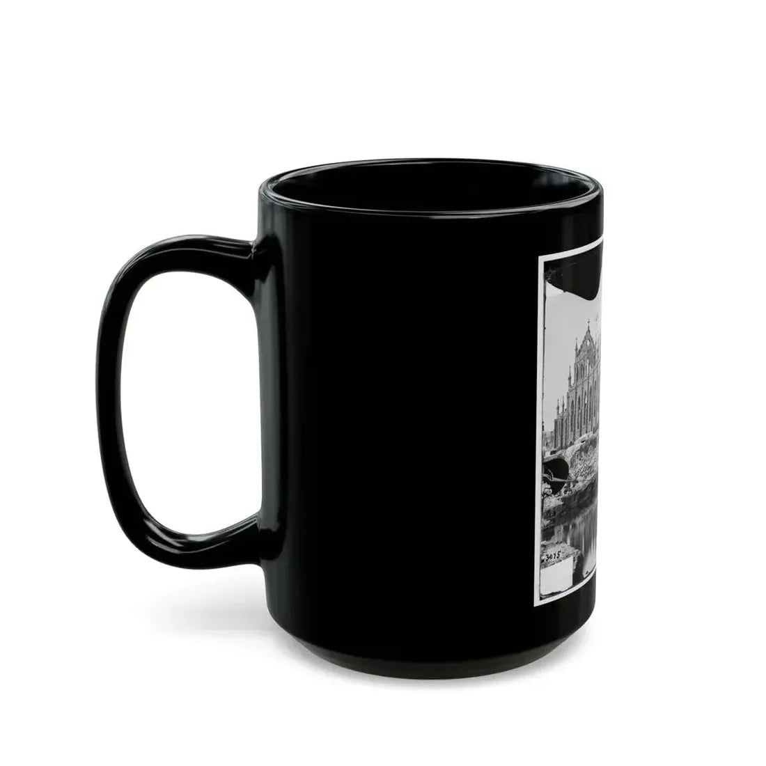 Charleston, S.C. Cathedral Of St. John And St. Finbar; Another View (U.S. Civil War) Black Coffee Mug - Go Mug Yourself