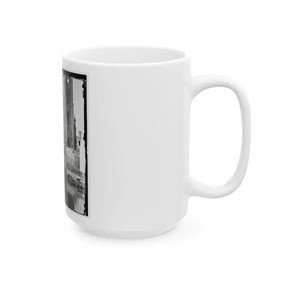 Charleston, S.C. Cathedral Of St. John And St. Finbar; Another View (U.S. Civil War) White Coffee Mug - Go Mug Yourself