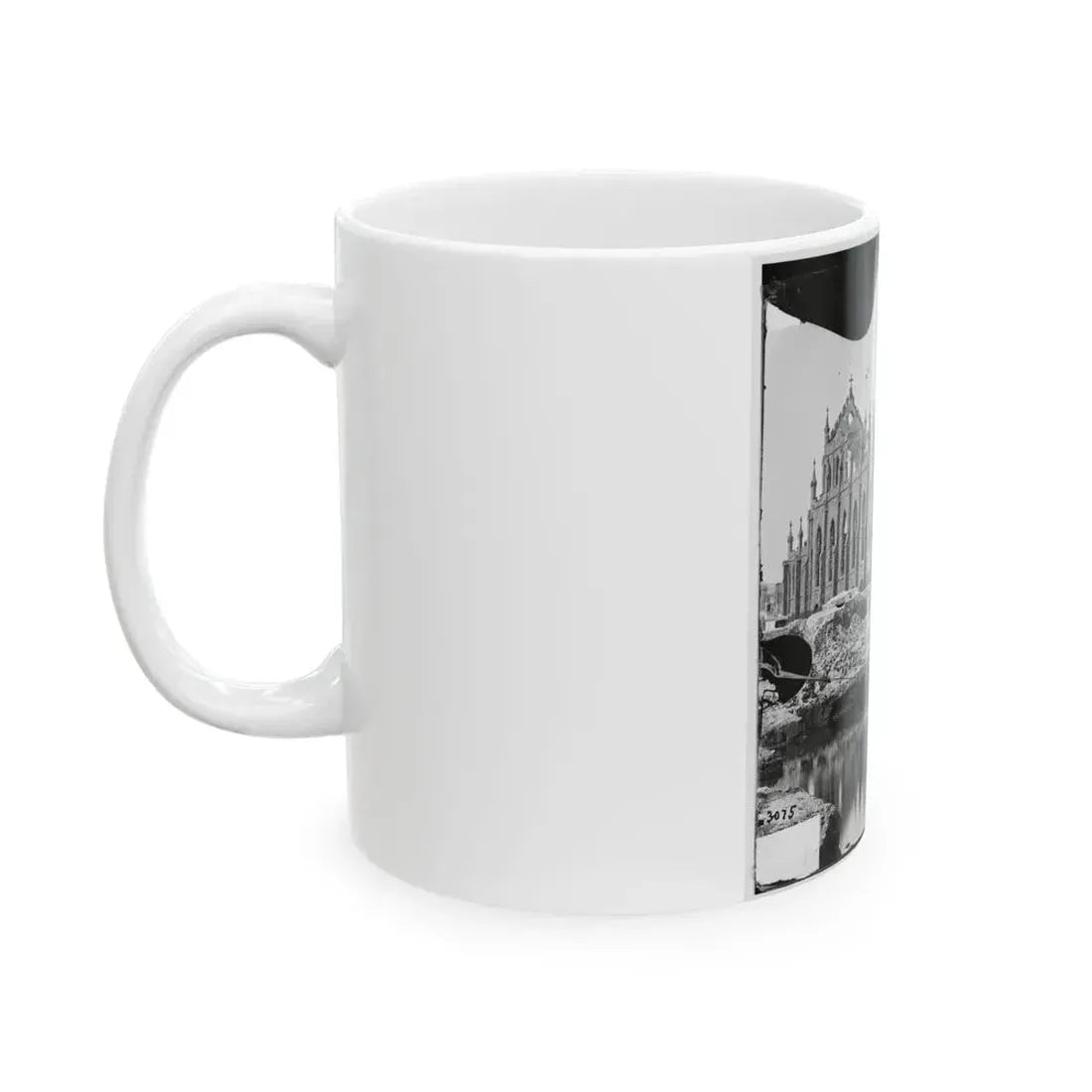 Charleston, S.C. Cathedral Of St. John And St. Finbar; Another View (U.S. Civil War) White Coffee Mug - Go Mug Yourself