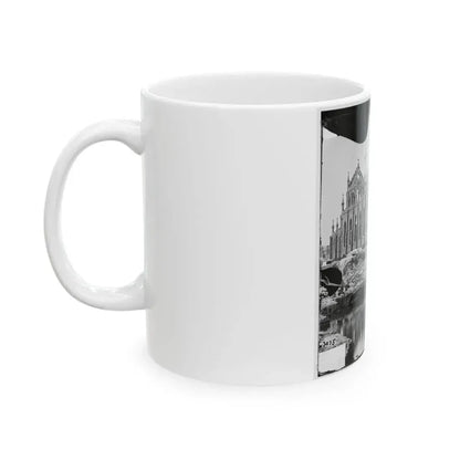 Charleston, S.C. Cathedral Of St. John And St. Finbar; Another View (U.S. Civil War) White Coffee Mug - Go Mug Yourself