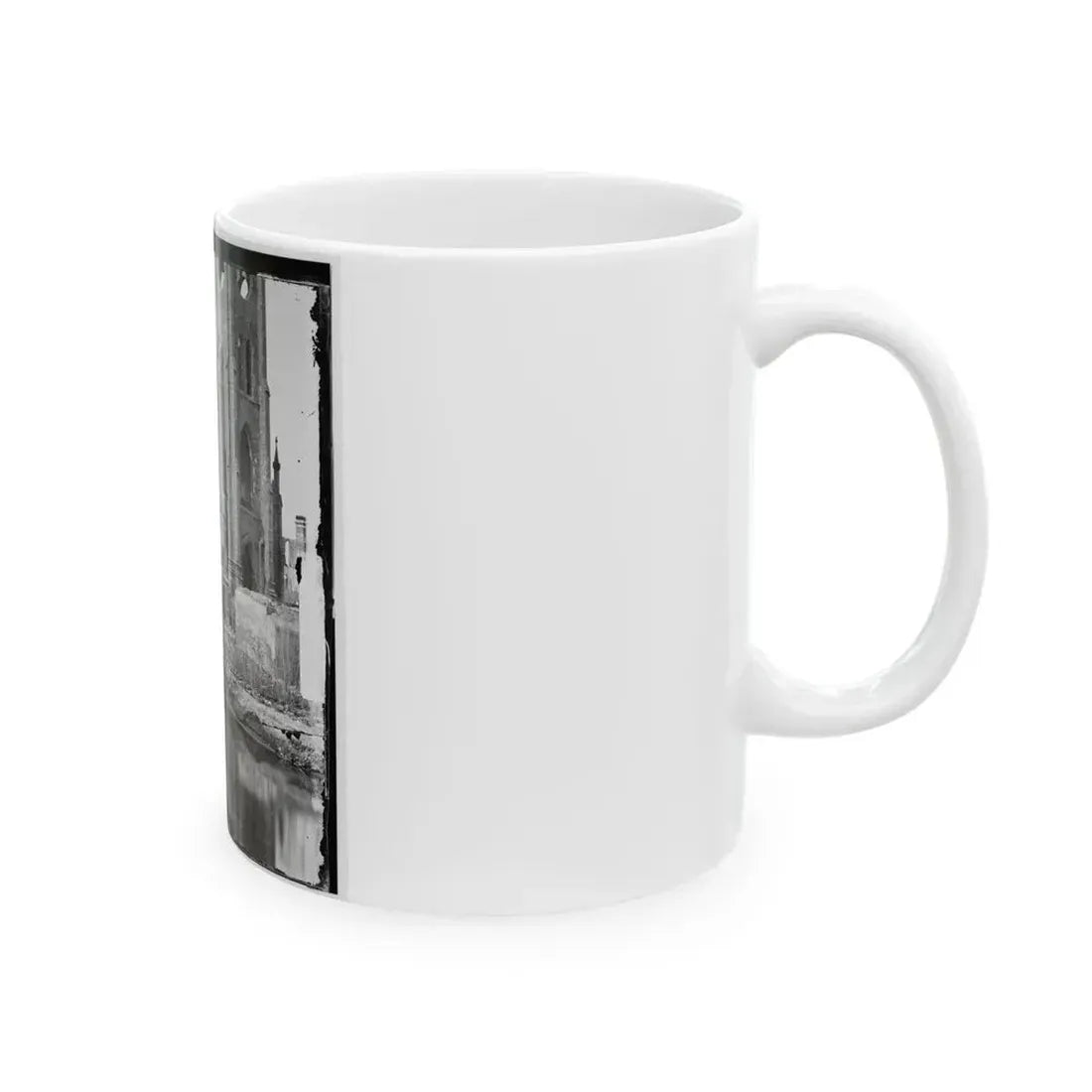 Charleston, S.C. Cathedral Of St. John And St. Finbar; Another View (U.S. Civil War) White Coffee Mug - Go Mug Yourself