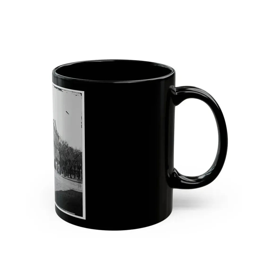 Charleston, S.C. City Hall (80 Broad Street) (U.S. Civil War) Black Coffee Mug - Go Mug Yourself