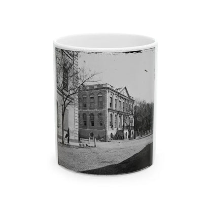 Charleston, S.C. City Hall (80 Broad Street) (U.S. Civil War) White Coffee Mug 11oz - Go Mug Yourself