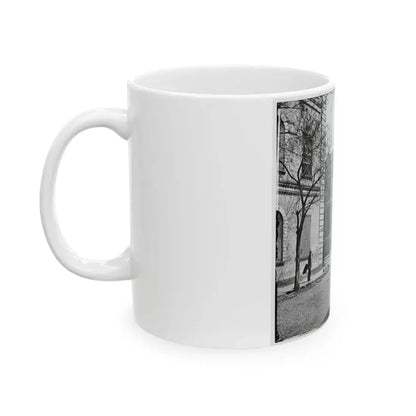 Charleston, S.C. City Hall (80 Broad Street) (U.S. Civil War) White Coffee Mug - Go Mug Yourself