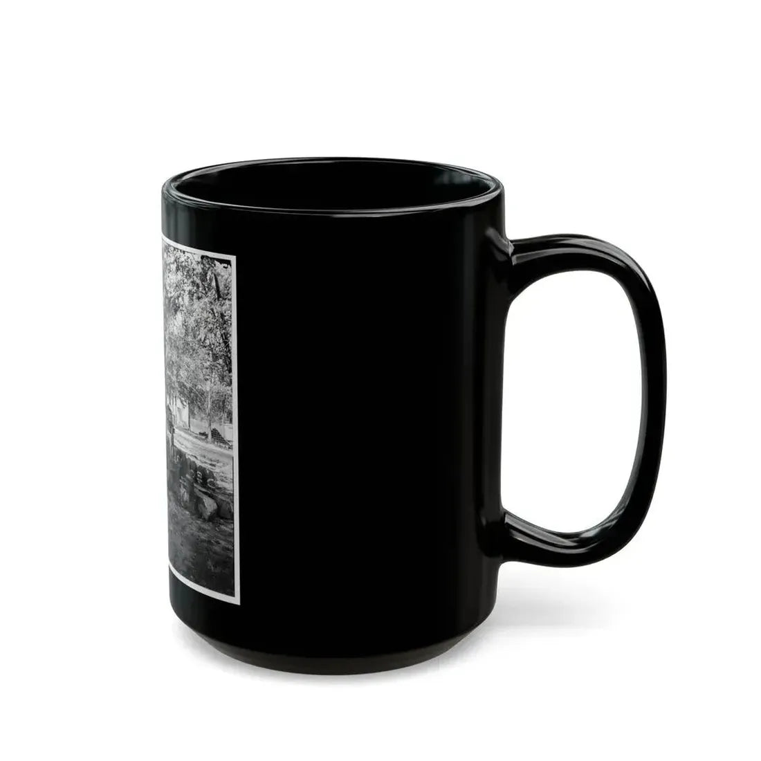 Charleston, S.C. Confederate Torpedoes, Shot, And Shell In The Arsenal Yard (U.S. Civil War) Black Coffee Mug - Go Mug Yourself