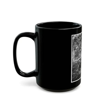 Charleston, S.C. Confederate Torpedoes, Shot, And Shell In The Arsenal Yard (U.S. Civil War) Black Coffee Mug - Go Mug Yourself