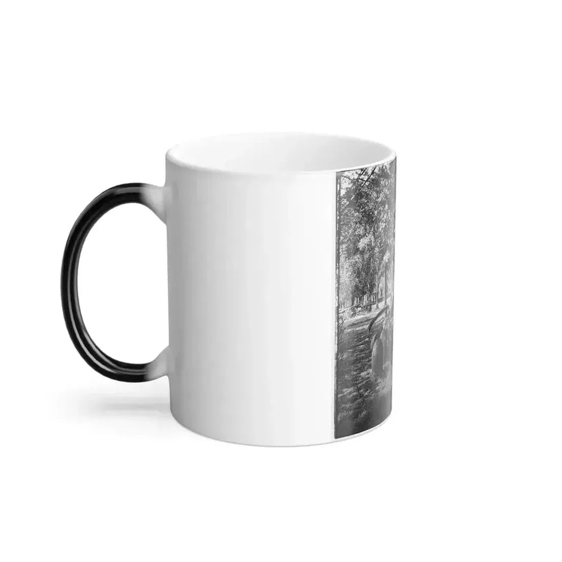 Charleston, S.C. Confederate Torpedoes, Shot, and Shell in the Arsenal Yard (U.S. Civil War) Color Changing Coffee Mug 11oz - Go Mug Yourself