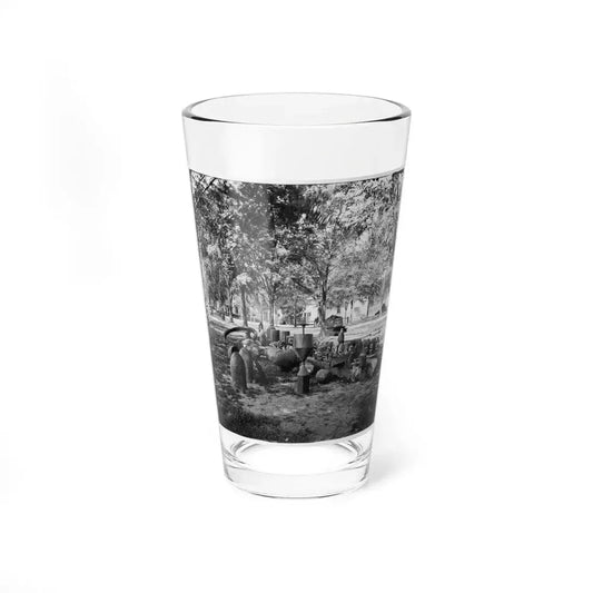 Charleston, S.C. Confederate Torpedoes, Shot, And Shell In The Arsenal Yard (U.S. Civil War) Pint Glass 16oz 16oz - Go Mug Yourself