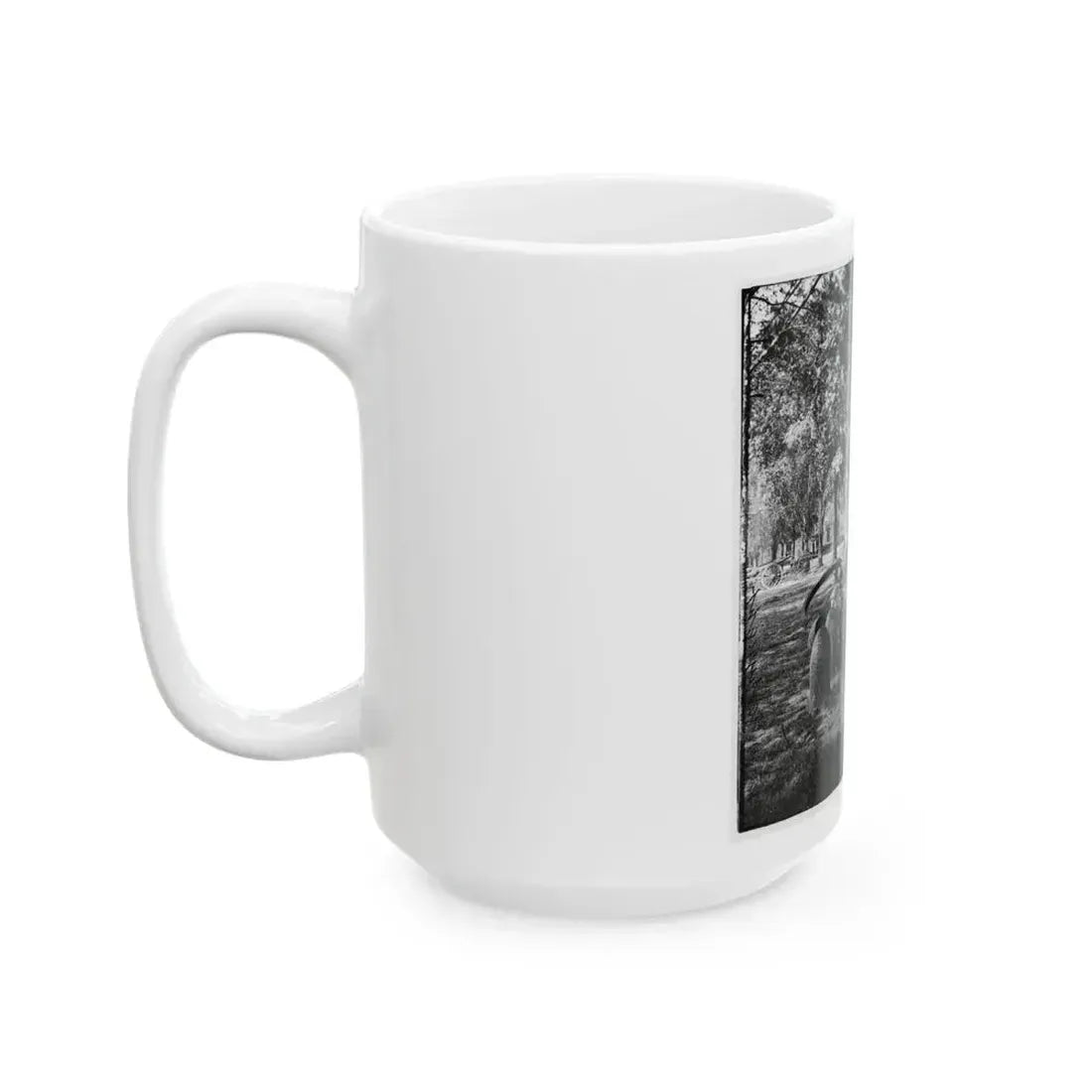 Charleston, S.C. Confederate Torpedoes, Shot, And Shell In The Arsenal Yard (U.S. Civil War) White Coffee Mug - Go Mug Yourself