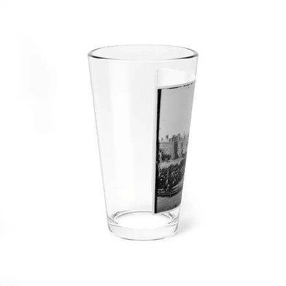 Charleston, S.C. Crowd Inside Fort Sumter Awaiting The Flag-Raising (U.S. Civil War) Pint Glass 16oz - Go Mug Yourself