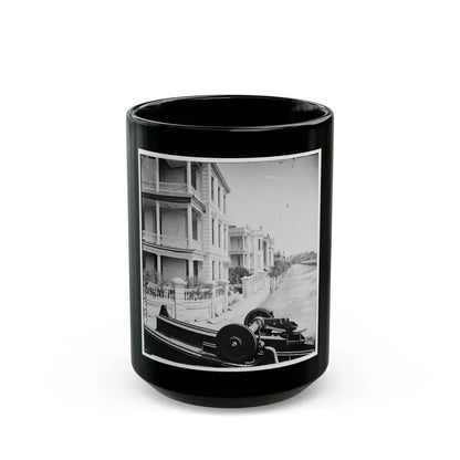 Charleston, S.C. East Battery; Dismantled Blakely Gun In Foreground (U.S. Civil War) Black Coffee Mug 15oz - Go Mug Yourself