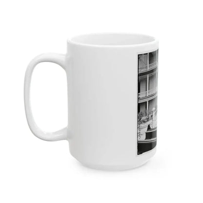 Charleston, S.C. East Battery; Dismantled Blakely Gun In Foreground (U.S. Civil War) White Coffee Mug - Go Mug Yourself