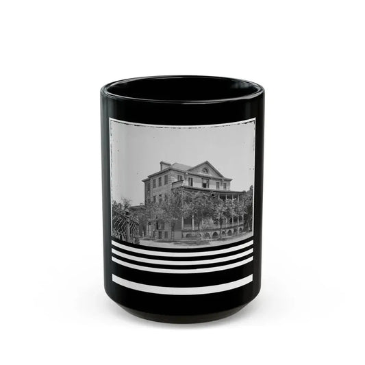 Charleston, S.C. Ex-Governor William Aiken's House (48 Elizabeth Street) (U.S. Civil War) Black Coffee Mug 15oz - Go Mug Yourself