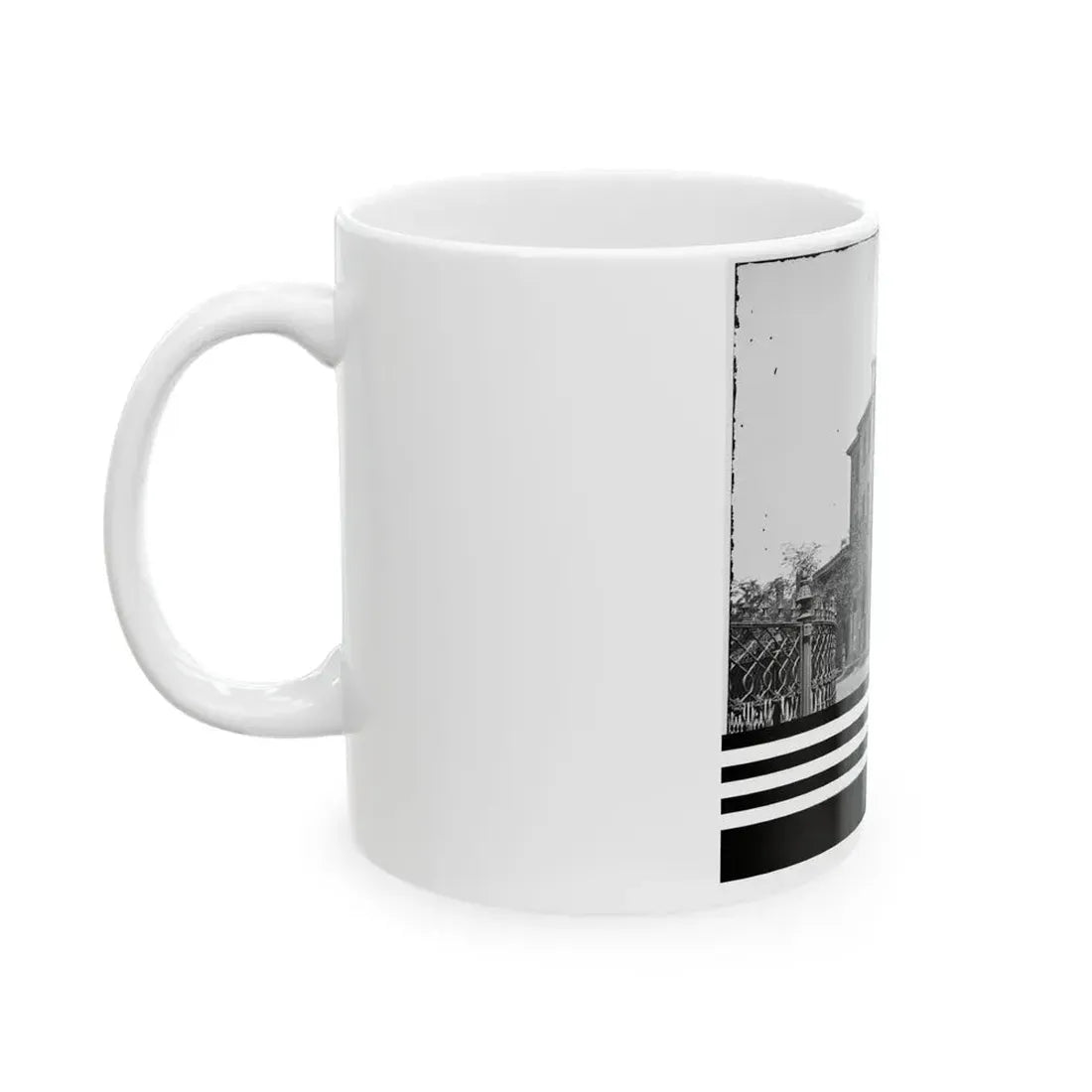 Charleston, S.C. Ex-Governor William Aiken's House (48 Elizabeth Street) (U.S. Civil War) White Coffee Mug - Go Mug Yourself