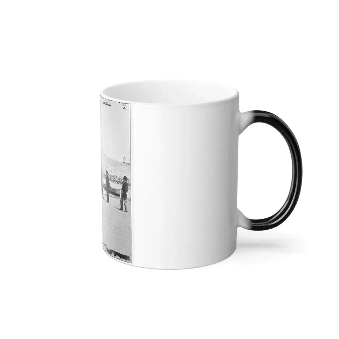 Charleston, S.C. Fort Sumter, From the Sand-Bar (U.S. Civil War) Color Changing Coffee Mug 11oz - Go Mug Yourself