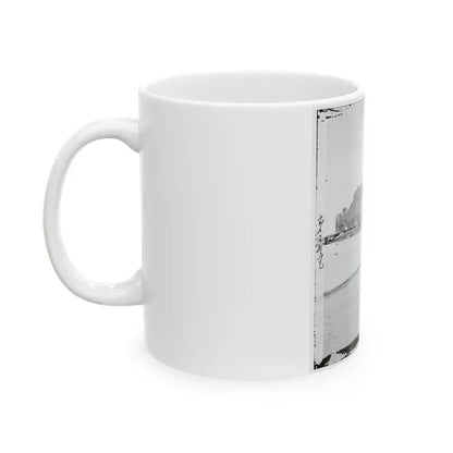 Charleston, S.C. Fort Sumter, From The Sand-Bar (U.S. Civil War) White Coffee Mug - Go Mug Yourself