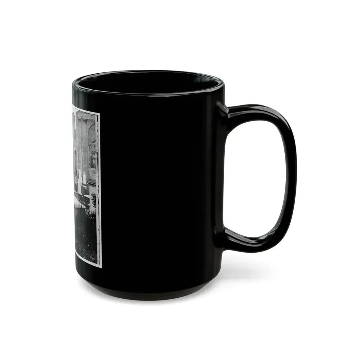 Charleston, S.C. Graveyard Of The Ruined Circular Church (U.S. Civil War) Black Coffee Mug - Go Mug Yourself