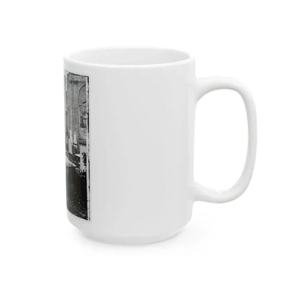 Charleston, S.C. Graveyard Of The Ruined Circular Church (U.S. Civil War) White Coffee Mug - Go Mug Yourself