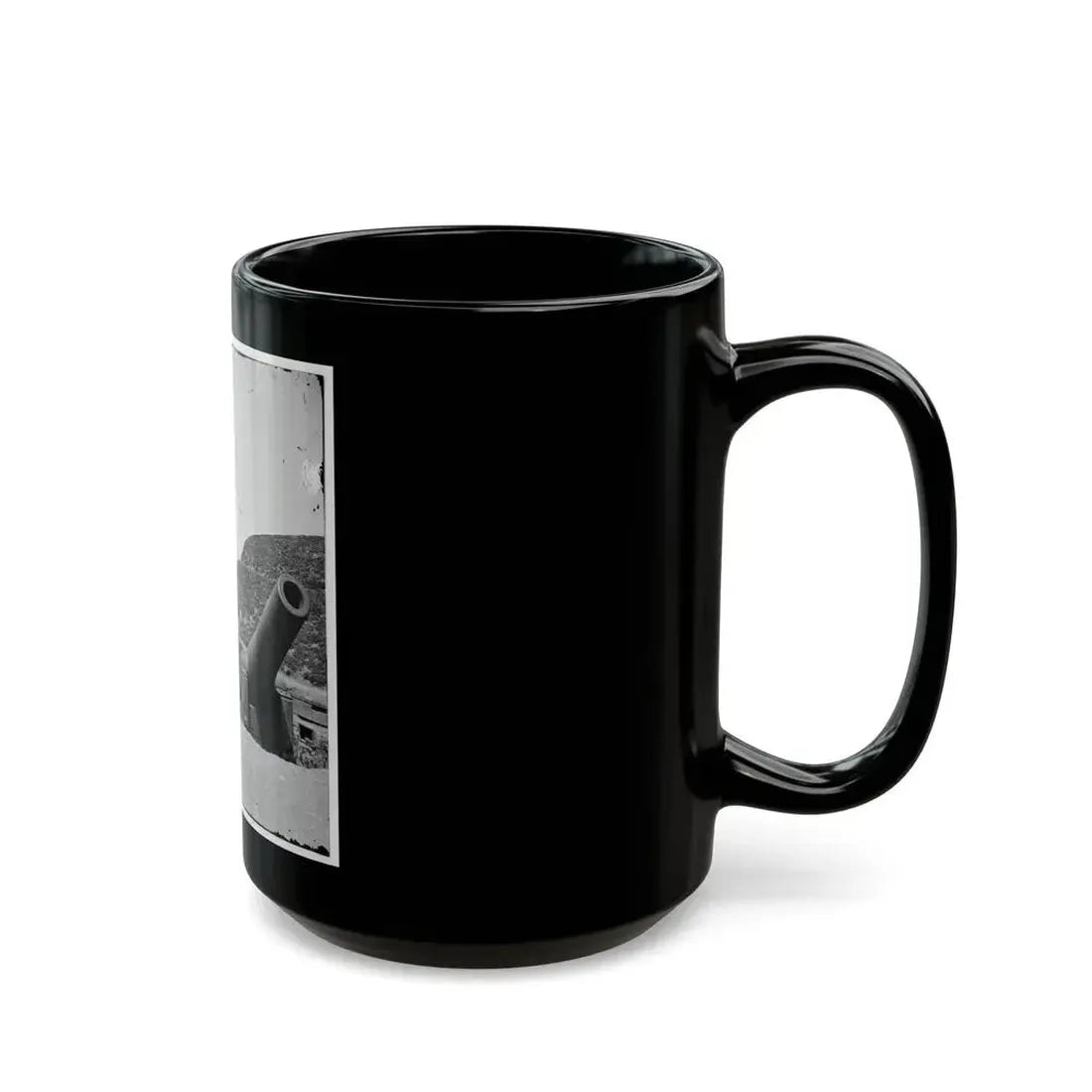 Charleston, S.C. Gun On The Point Battery (U.S. Civil War) Black Coffee Mug - Go Mug Yourself