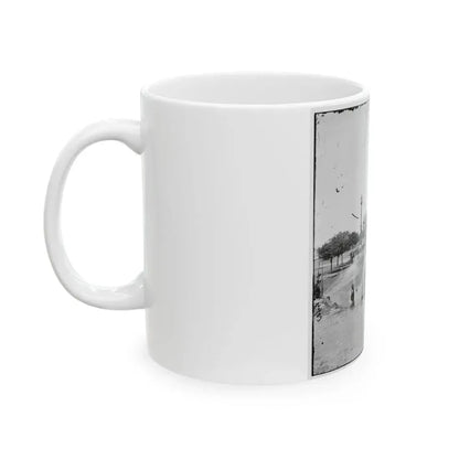 Charleston, S.C. Gun On The Point Battery (U.S. Civil War) White Coffee Mug - Go Mug Yourself
