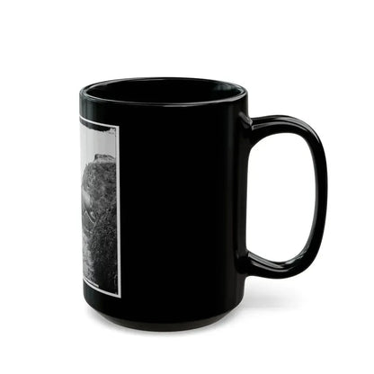 Charleston, S.C. Guns Of Fort Johnson; Fort Sumter In Distance (U.S. Civil War) Black Coffee Mug - Go Mug Yourself
