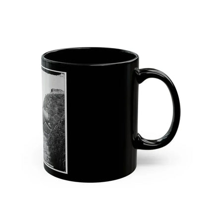 Charleston, S.C. Guns Of Fort Johnson; Fort Sumter In Distance (U.S. Civil War) Black Coffee Mug - Go Mug Yourself