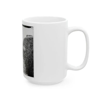 Charleston, S.C. Guns Of Fort Johnson; Fort Sumter In Distance (U.S. Civil War) White Coffee Mug - Go Mug Yourself