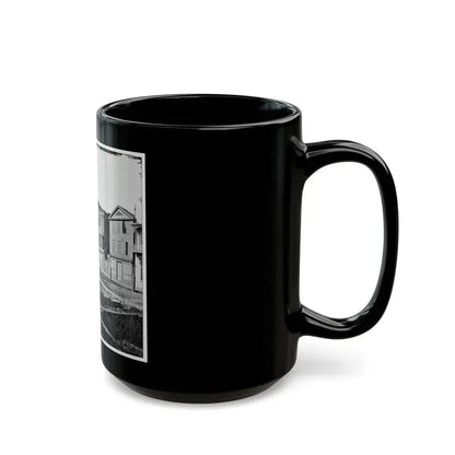 Charleston, S.C. Hibernian Hall (With Columns; 105 Meeting Street), Place Of Meeting After The Burning Of Secession Hall (U.S. Civil War) Black Coffee Mug - Go Mug Yourself