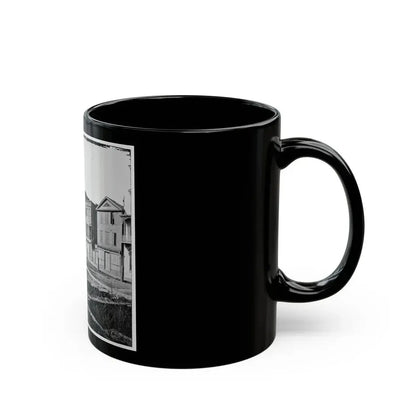 Charleston, S.C. Hibernian Hall (With Columns; 105 Meeting Street), Place Of Meeting After The Burning Of Secession Hall (U.S. Civil War) Black Coffee Mug - Go Mug Yourself
