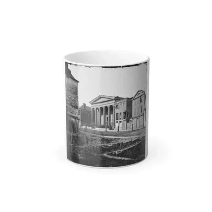 Charleston, S.C. Hibernian Hall (With Columns; 105 Meeting Street), Place of Meeting After the Burning of Secession Hall (U.S. Civil War) Color Changing Coffee Mug 11oz Default Title 11oz - Go Mug Yourself