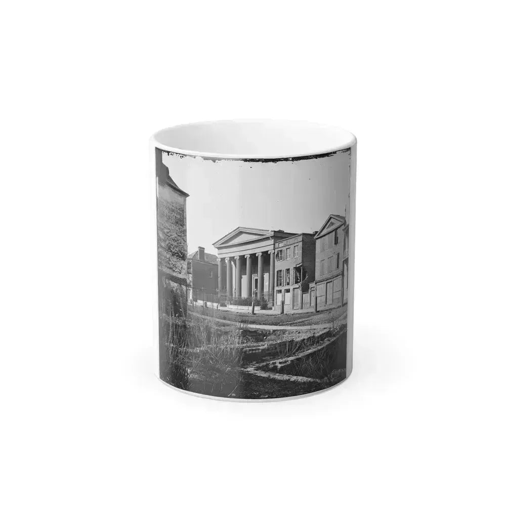 Charleston, S.C. Hibernian Hall (With Columns; 105 Meeting Street), Place of Meeting After the Burning of Secession Hall (U.S. Civil War) Color Changing Coffee Mug 11oz Default Title 11oz - Go Mug Yourself