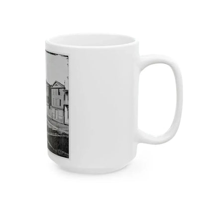 Charleston, S.C. Hibernian Hall (With Columns; 105 Meeting Street), Place Of Meeting After The Burning Of Secession Hall (U.S. Civil War) White Coffee Mug - Go Mug Yourself