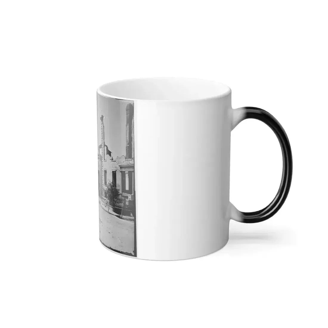 Charleston, S.C. Houses on the Battery Damaged by Shell-Fire (U.S. Civil War) Color Changing Coffee Mug 11oz - Go Mug Yourself