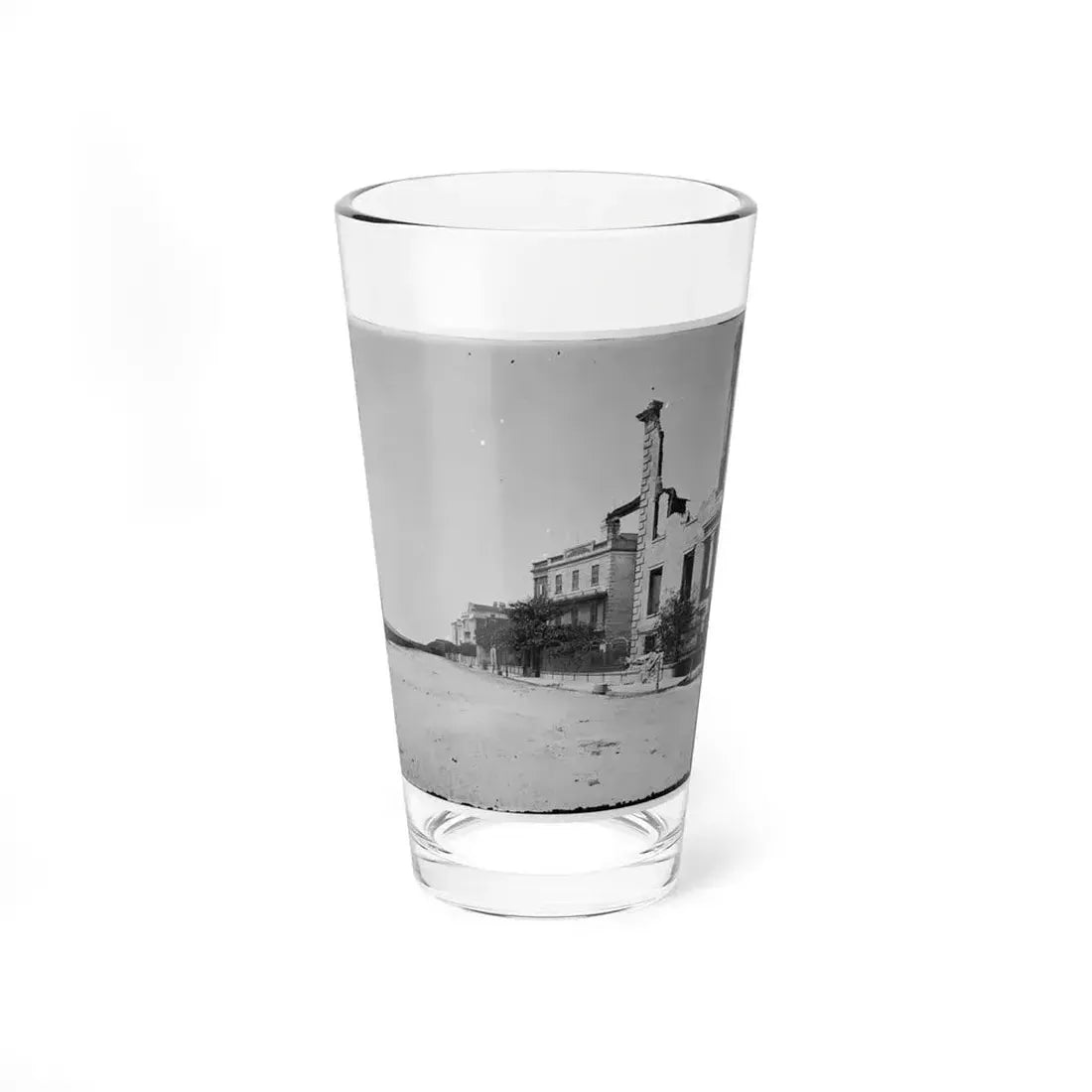 Charleston, S.C. Houses On The Battery Damaged By Shell-Fire (U.S. Civil War) Pint Glass 16oz 16oz - Go Mug Yourself
