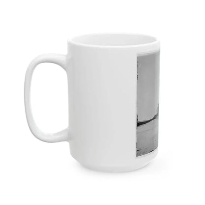 Charleston, S.C. Houses On The Battery Damaged By Shell-Fire (U.S. Civil War) White Coffee Mug - Go Mug Yourself