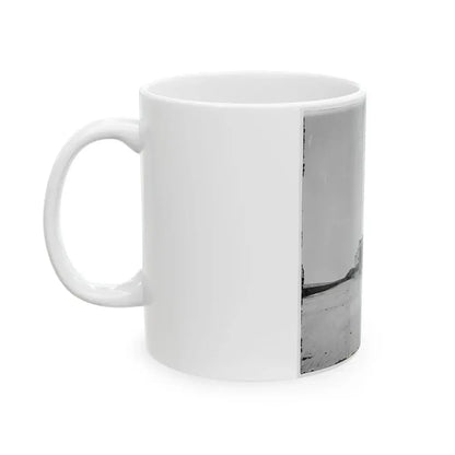 Charleston, S.C. Houses On The Battery Damaged By Shell-Fire (U.S. Civil War) White Coffee Mug - Go Mug Yourself