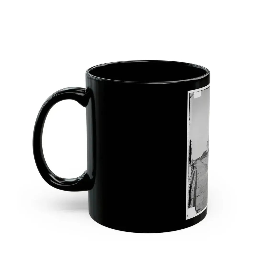 Charleston, S.C. Houses On The Battery; The Nearest Is Burned Out (U.S. Civil War) Black Coffee Mug - Go Mug Yourself