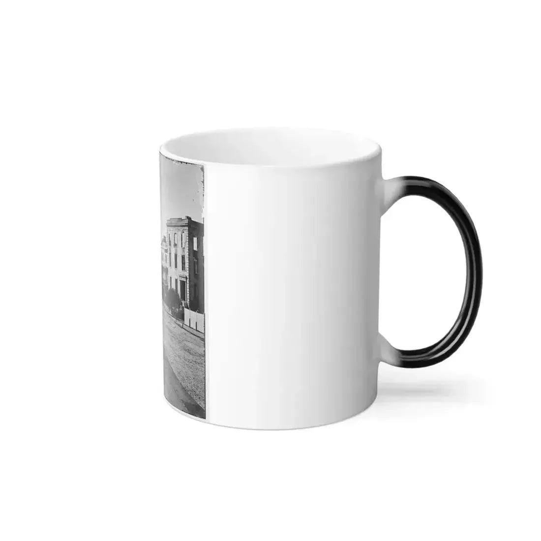 Charleston, S.C. Houses on the Battery; the Nearest Is Burned Out (U.S. Civil War) Color Changing Coffee Mug 11oz - Go Mug Yourself