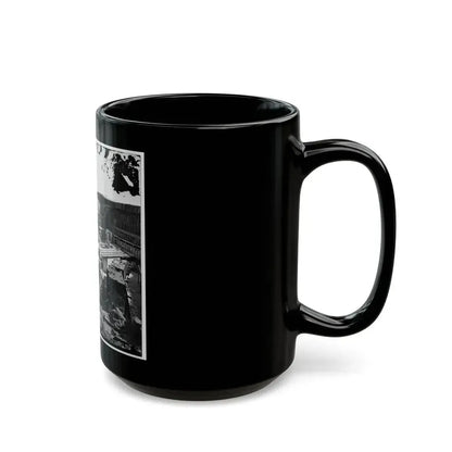 Charleston, S.C. Interior Of Fort Sumter, With Gabion Reinforcements (U.S. Civil War) Black Coffee Mug - Go Mug Yourself