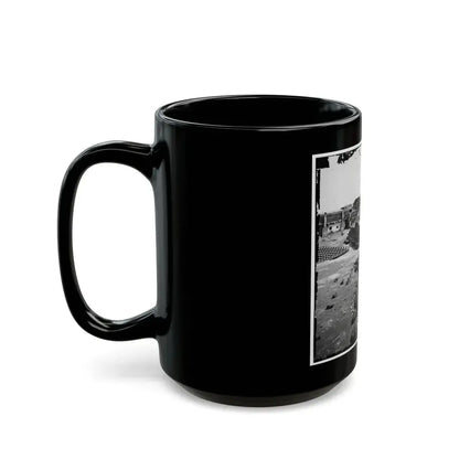 Charleston, S.C. Interior Of Fort Sumter, With Gabion Reinforcements (U.S. Civil War) Black Coffee Mug - Go Mug Yourself