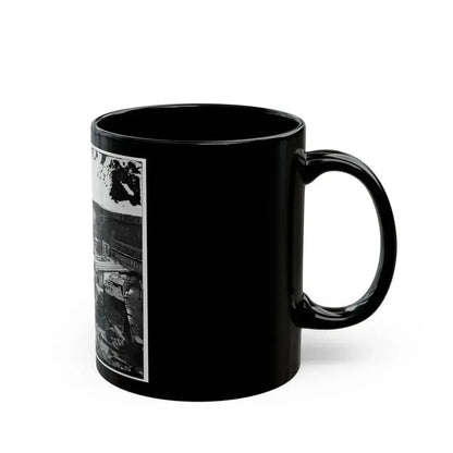 Charleston, S.C. Interior Of Fort Sumter, With Gabion Reinforcements (U.S. Civil War) Black Coffee Mug - Go Mug Yourself